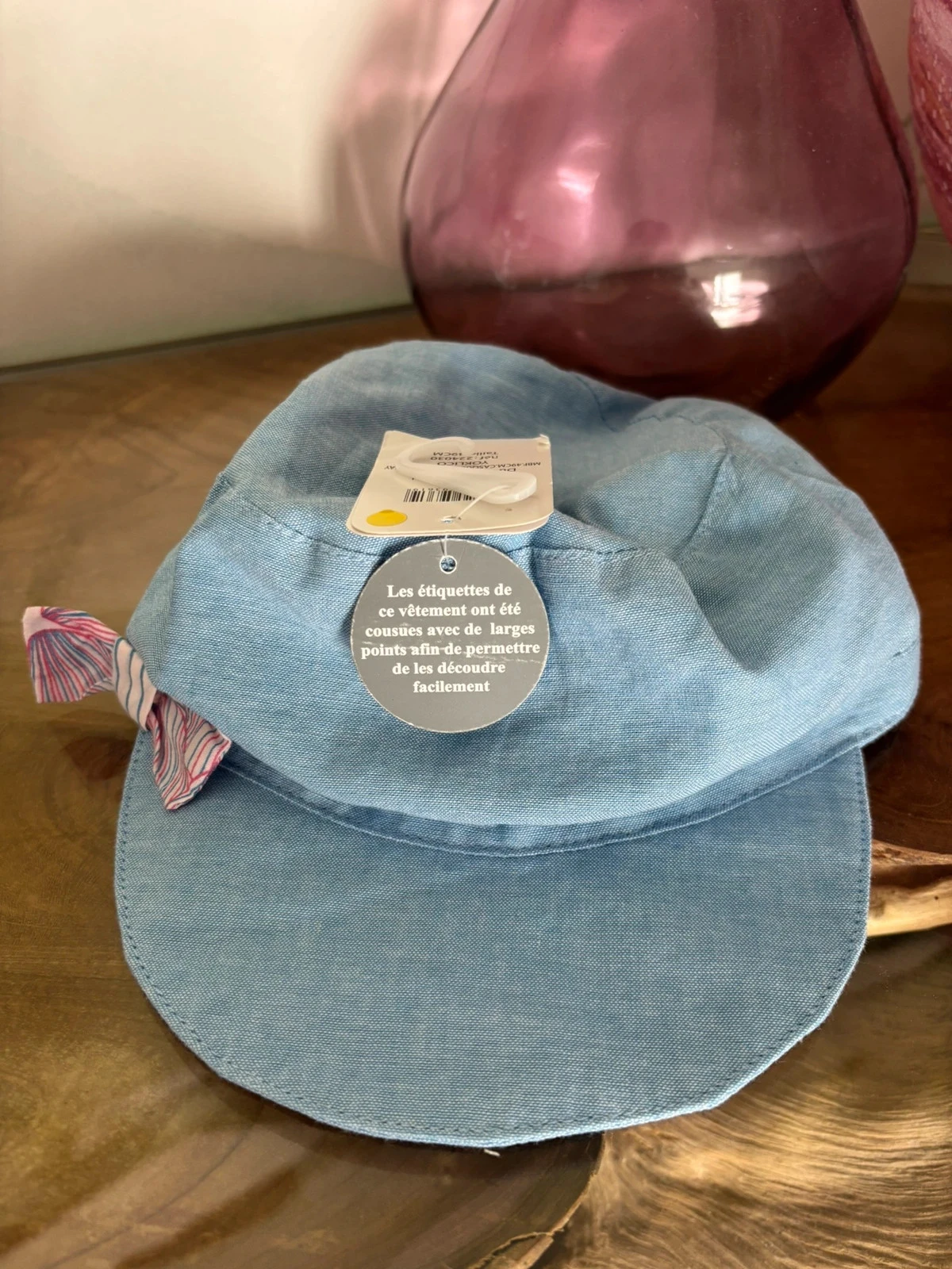 Gorra para niña Nano & Nanette azul 49cm – photo 4